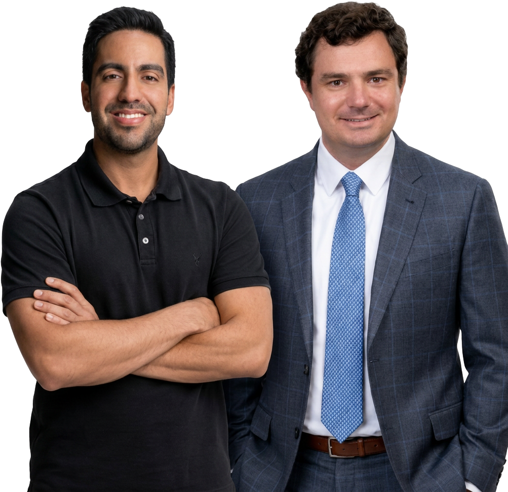 Luciano Barcellos e Daniel Scott